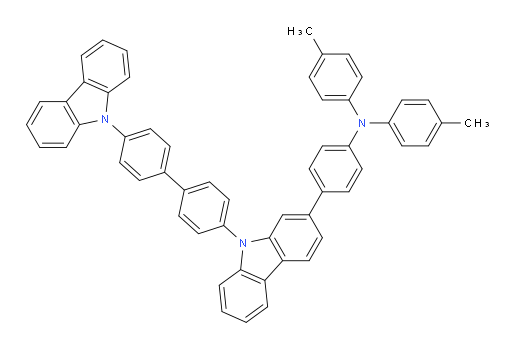 4-(9-(4'-(9H-carbazol-9-yl)-[1,1'-biphenyl]-4-yl)-9H-carbazol-2-yl)-N,N-di-p-tolylaniline