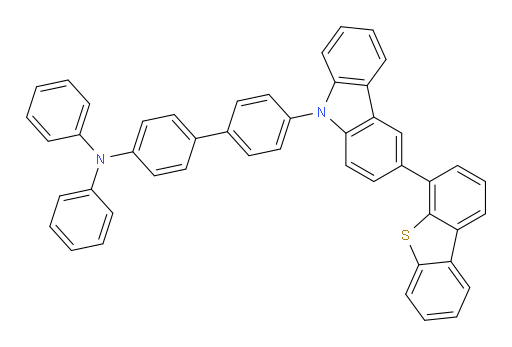 4'-(3-(dibenzo[b,d]thiophen-4-yl)-9H-carbazol-9-yl)-N,N-diphenyl-[1,1'-biphenyl]-4-amine
