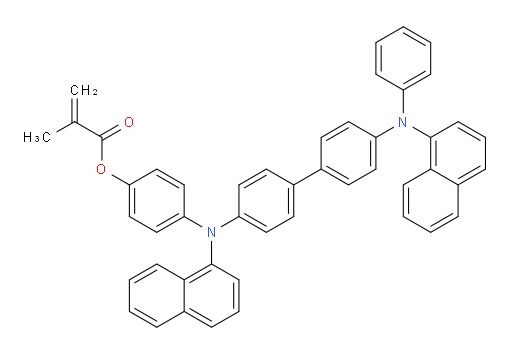 4-(naphthalen-1-yl(4'-(naphthalen-1-yl(phenyl)amino)-[1,1'-biphenyl]-4-yl)amino)phenyl methacrylate