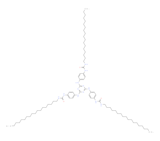 1,1',1''-(((1,3,5-triazine-2,4,6-triyl)tris(azanediyl))tris(benzene-4,1-diyl))tris(3-octadecylurea)