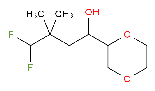 1-(1,4-dioxan-2-yl)-4,4-difluoro-3,3-dimethylbutan-1-ol