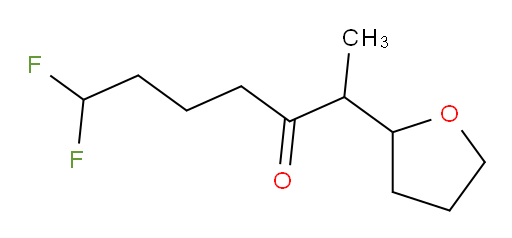 7,7-difluoro-2-(tetrahydrofuran-2-yl)heptan-3-one
