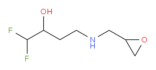 1,1-difluoro-4-((oxiran-2-ylmethyl)amino)butan-2-ol