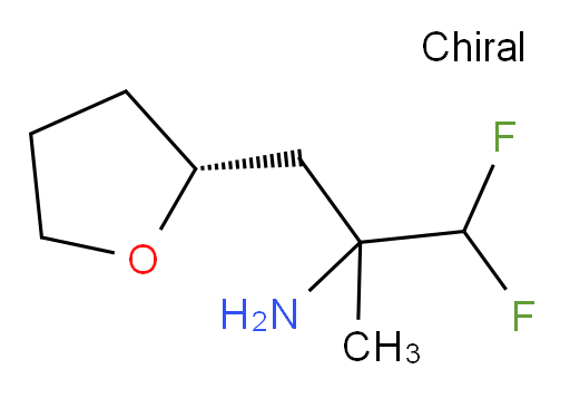 1,1-difluoro-2-methyl-3-((R)-tetrahydrofuran-2-yl)propan-2-amine