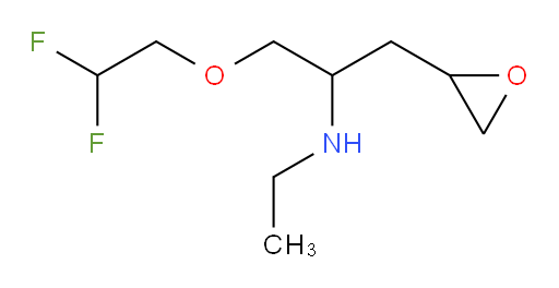 1-(2,2-difluoroethoxy)-N-ethyl-3-(oxiran-2-yl)propan-2-amine