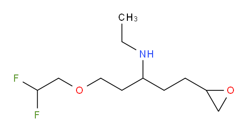 1-(2,2-difluoroethoxy)-N-ethyl-5-(oxiran-2-yl)pentan-3-amine