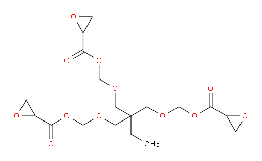 ((2-ethyl-2-((((oxirane-2-carbonyl)oxy)methoxy)methyl)propane-1,3-diyl)bis(oxy))bis(methylene) bis(oxirane-2-carboxylate)