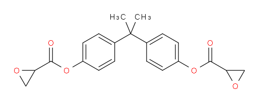 propane-2,2-diylbis(4,1-phenylene) bis(oxirane-2-carboxylate)