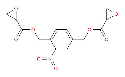 (2-nitro-1,4-phenylene)bis(methylene) bis(oxirane-2-carboxylate)