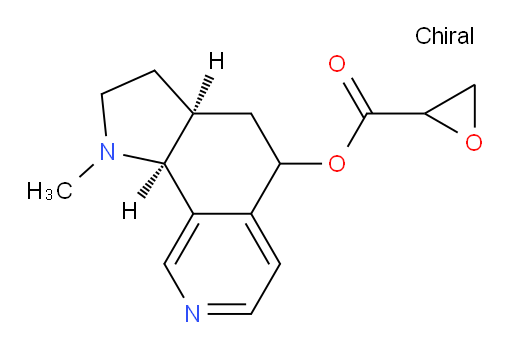 (3aS,9bS)-1-methyl-2,3,3a,4,5,9b-hexahydro-1H-pyrrolo[3,2-h]isoquinolin-5-yl oxirane-2-carboxylate