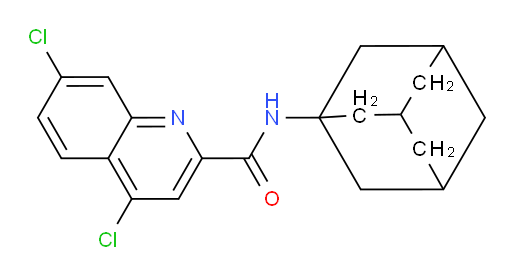 N-(adamantan-1-yl)-4,7-dichloroquinoline-2-carboxamide