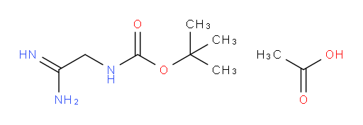 tert-butyl (2-amino-2-iminoethyl)carbamate acetate
