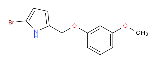 2-bromo-5-((3-methoxyphenoxy)methyl)-1H-pyrrole