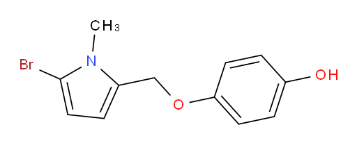 4-((5-bromo-1-methyl-1H-pyrrol-2-yl)methoxy)phenol