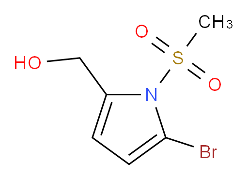 (5-bromo-1-(methylsulfonyl)-1H-pyrrol-2-yl)methanol