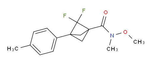 2,2-Difluoro-N-methoxy-N-methyl-3-(p-tolyl)bicyclo[1.1.1]pentane-1-carboxamide