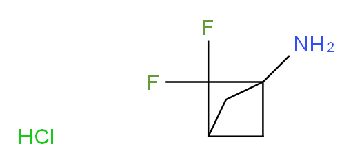 2,2-Difluoro-bicyclo[1.1.1]pentan-1-ylamine HCl