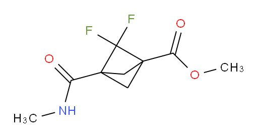 2,2-Difluoro-3-[(methylamino)carbonyl]-bicyclo[1.1.1]pentane-1-carboxylic acid methyl ester