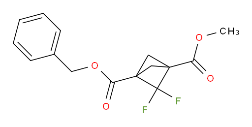 1-Methyl 3-(benzyl) 2,2-difluorobicyclo[1.1.1]pentane-1,3-dicarboxylate