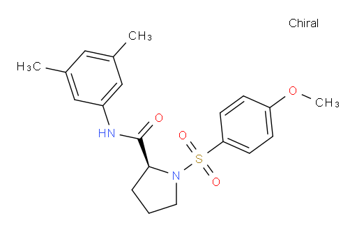 (2S)-N-(3,5-Dimethylphenyl)-1-[(4-methoxyphenyl)sulfonyl]-2-pyrrolidinecarboxamide (ACI)