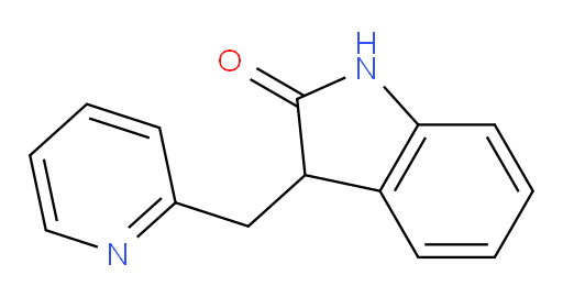 1,3-Dihydro-3-(2-pyridinylmethyl)-2H-indol-2-one (ACI)