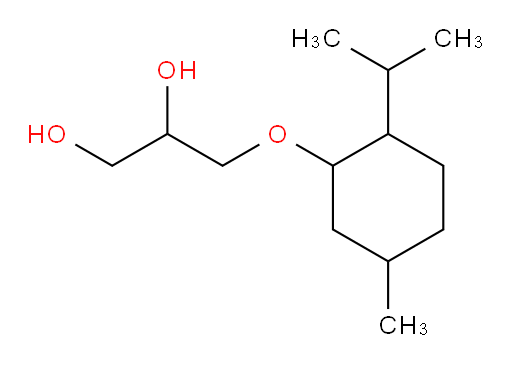 3-[[5-Methyl-2-(1-methylethyl)cyclohexyl]oxy]-1,2-propanediol (ACI)