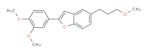 2-(3,4-Dimethoxyphenyl)-5-(3-methoxypropyl)benzofuran (ACI)
