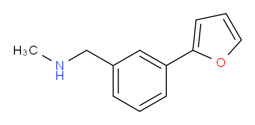3-(2-Furanyl)-N-methylbenzenemethanamine (ACI)