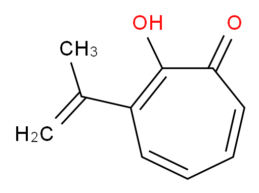 2-Hydroxy-3-(1-methylethenyl)-2,4,6-cycloheptatrien-1-one (ACI)
