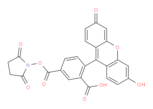 1-(2,5-Dioxo-1-pyrrolidinyl) 4-(6-hydroxy-3-oxo-3H-xanthen-9-yl)-1,3-benzenedicarboxylate (ACI)