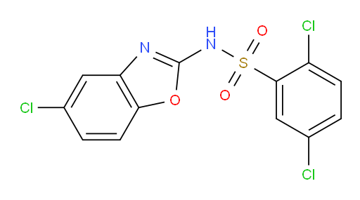 2,5-Dichloro-N-(5-chloro-2-benzoxazolyl)benzenesulfonamide (ACI)