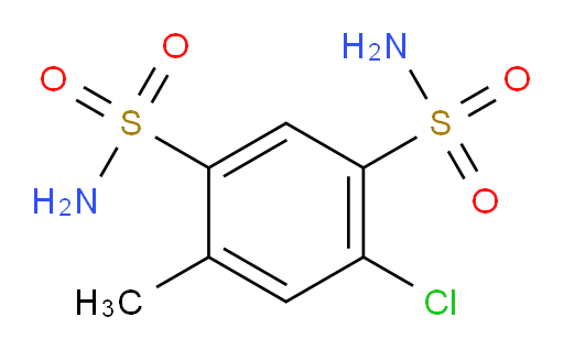 4-Chloro-6-methyl-1,3-benzenedisulfonamide (ACI)