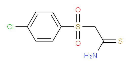 2-[(4-Chlorophenyl)sulfonyl]ethanethioamide (ACI)
