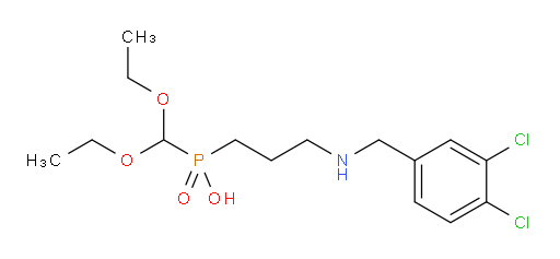 P-[3-[[(3,4-Dichlorophenyl)methyl]amino]propyl]-P-(diethoxymethyl)phosphinic acid (ACI)