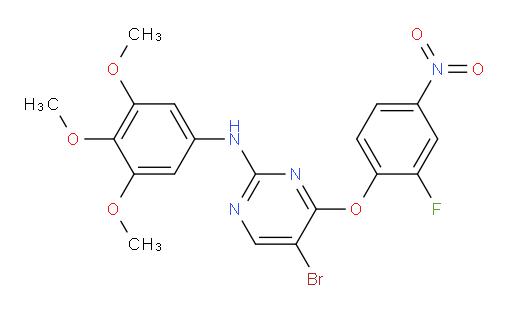 5-Bromo-4-(2-fluoro-4-nitrophenoxy)-N-(3,4,5-trimethoxyphenyl)-2-pyrimidinamine (ACI)