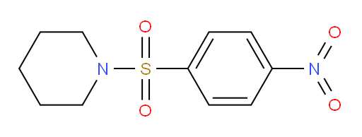 Piperidine, 1-[(4-nitrophenyl)sulfonyl]- (9CI, ACI)
