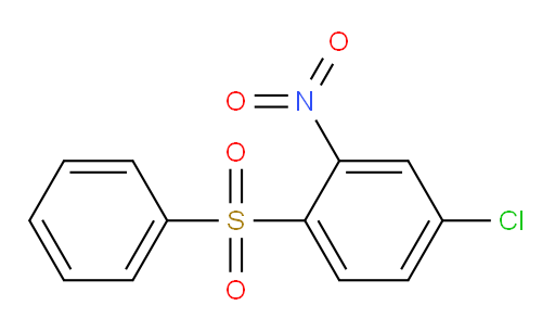 4-Chloro-2-nitro-1-(phenylsulfonyl)benzene (ACI)