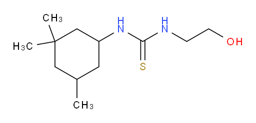 N-(2-Hydroxyethyl)-N′-(3,3,5-trimethylcyclohexyl)thiourea (ACI)