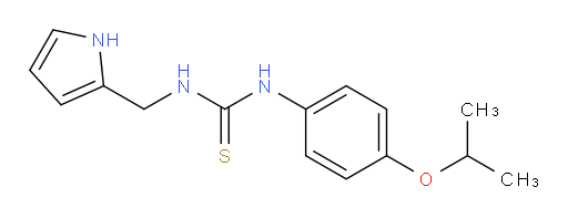 N-[4-(1-Methylethoxy)phenyl]-N′-(1H-pyrrol-2-ylmethyl)thiourea (ACI)