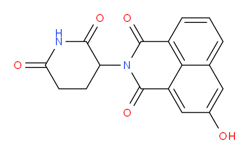 2-(2,6-Dioxo-3-piperidinyl)-5-hydroxy-1H-benz[de]isoquinoline-1,3(2H)-dione (ACI)