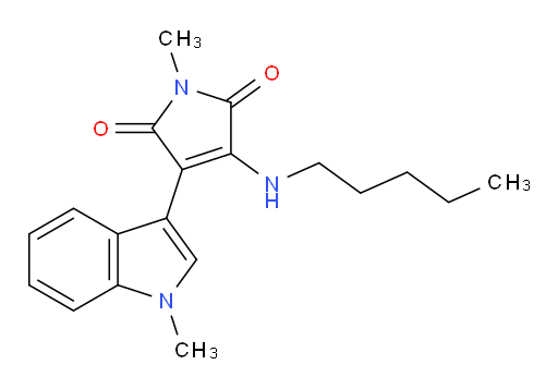 1-Methyl-3-(1-methyl-1H-indol-3-yl)-4-(pentylamino)-1H-pyrrole-2,5-dione (ACI)