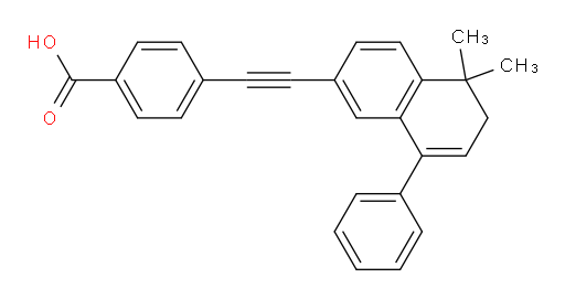 4-[2-(5,6-Dihydro-5,5-dimethyl-8-phenyl-2-naphthalenyl)ethynyl]benzoic acid (ACI)