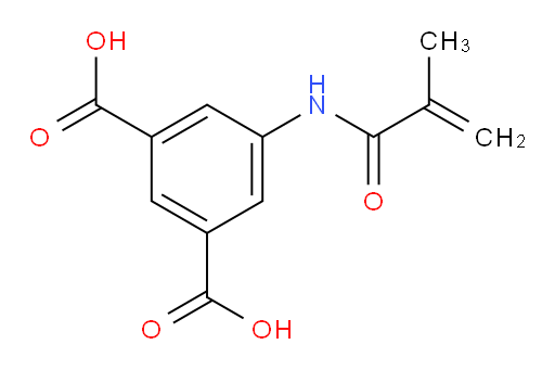 5-[(2-Methyl-1-oxo-2-propen-1-yl)amino]-1,3-benzenedicarboxylic acid (ACI)