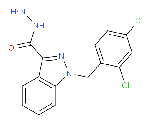 1-[(2,4-Dichlorophenyl)methyl]-1H-indazole-3-carboxylic acid hydrazide (ACI)
