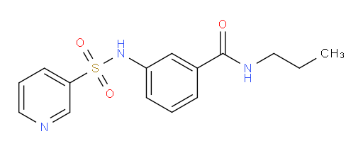 N-Propyl-3-[(3-pyridinylsulfonyl)amino]benzamide (ACI)