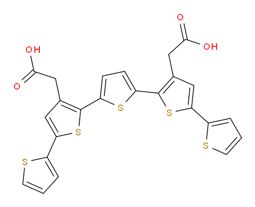[2,2′:5′,2′′:5′′,2′′′:5′′′,2′′′′-Quinquethiophene]-3′′′,4′-diacetic acid (ACI)