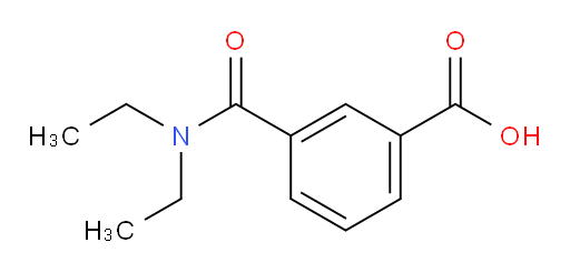 3-[(Diethylamino)carbonyl]benzoic acid (ACI)