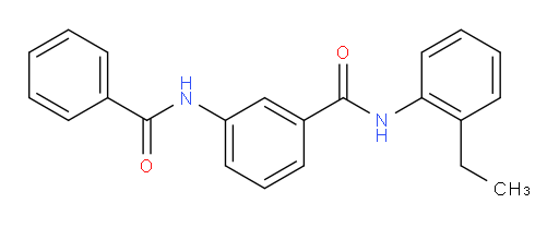 3-(Benzoylamino)-N-(2-ethylphenyl)benzamide (ACI)