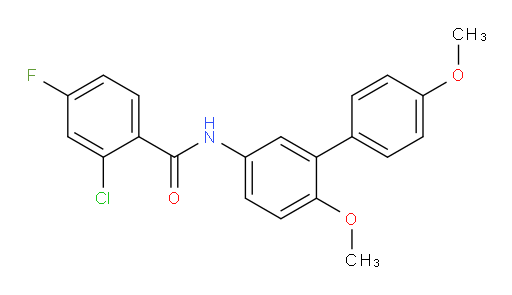 2-Chloro-N-(4′,6-dimethoxy[1,1′-biphenyl]-3-yl)-4-fluorobenzamide (ACI)