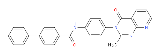 N-[4-(2-Methyl-4-oxopyrido[2,3-d]pyrimidin-3(4H)-yl)phenyl][1,1′-biphenyl]-4-carboxamide (ACI)
